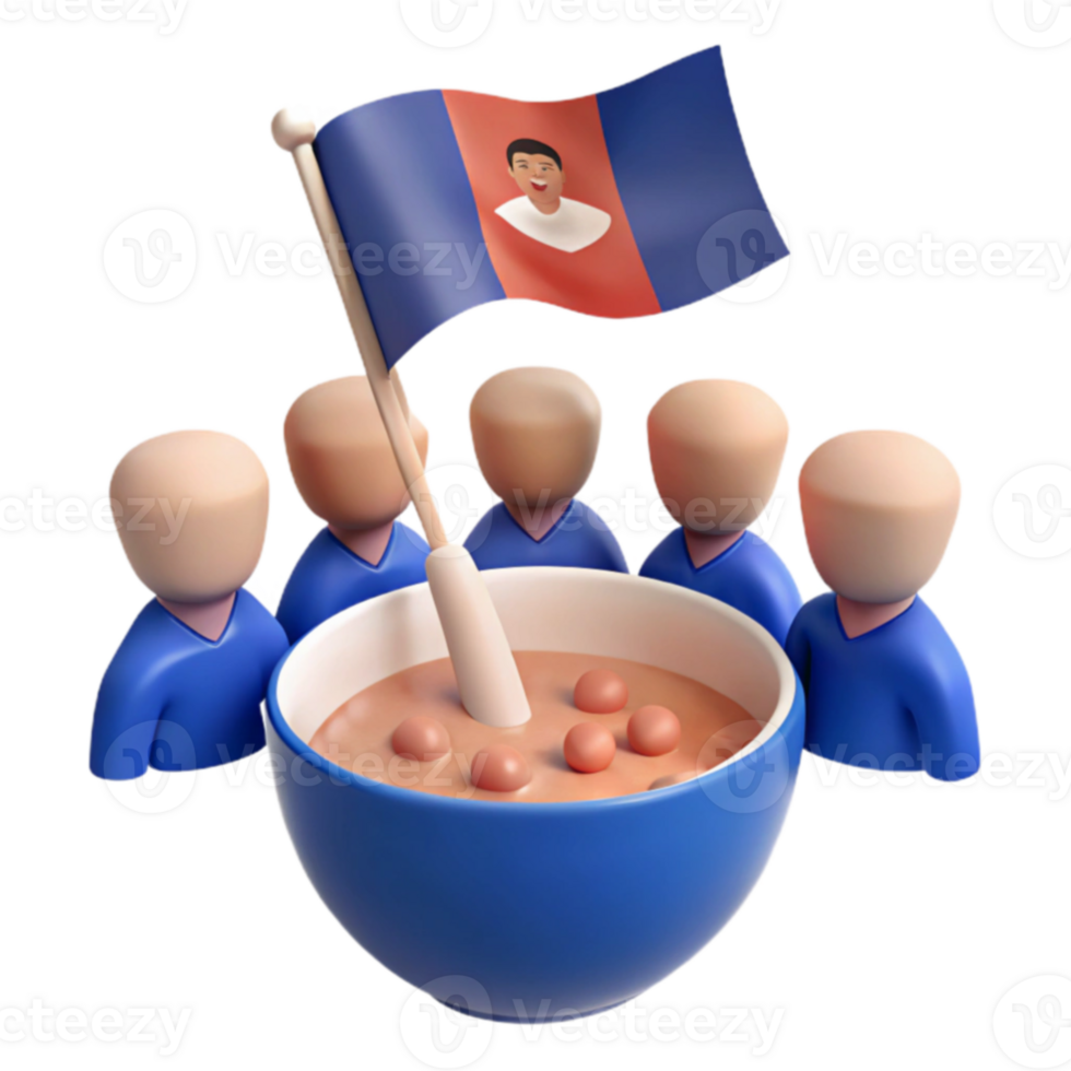 Group of People Surrounding a Bowl png