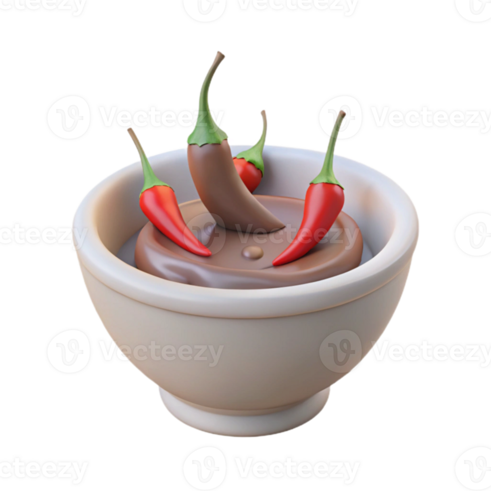 Spicy Chocolate Dip png