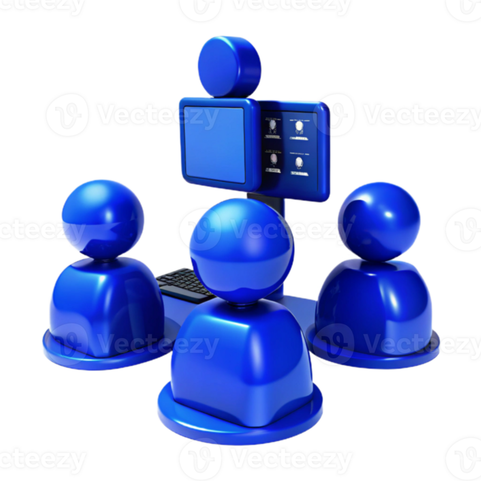 Group Chat on Computer png