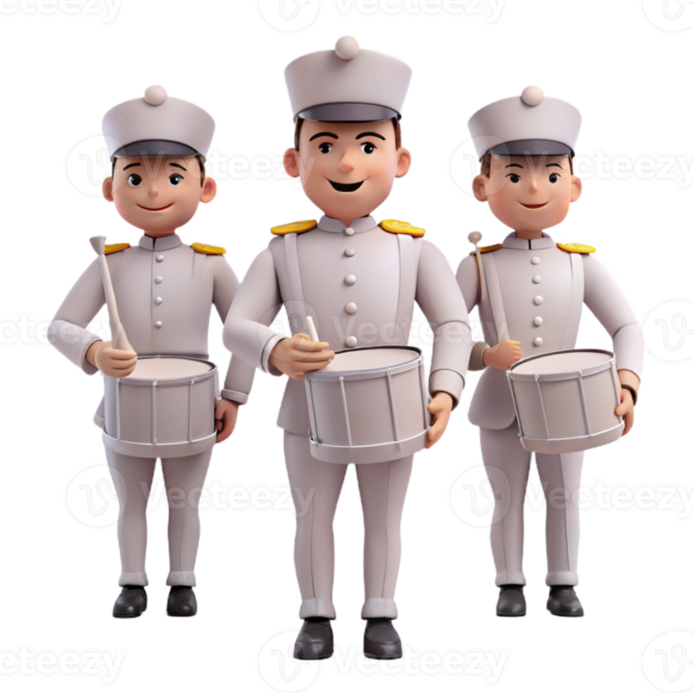 Drummers in Uniform png