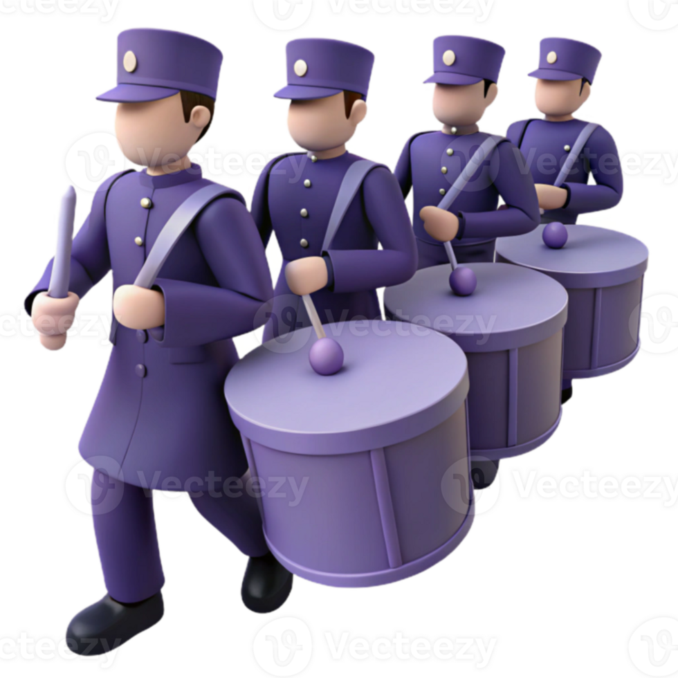 Drummers in Uniform png