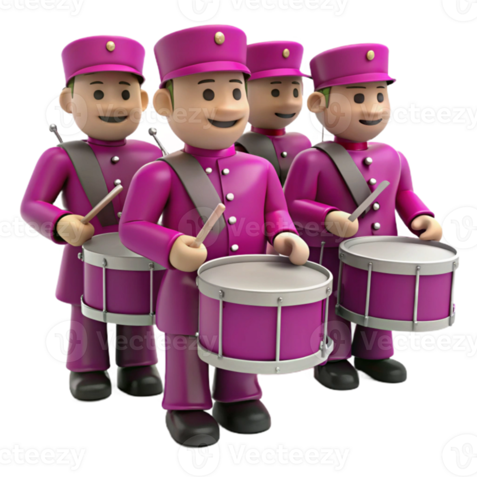 Drummers in Uniform png