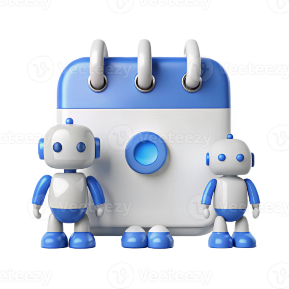 Robots and Calendar png