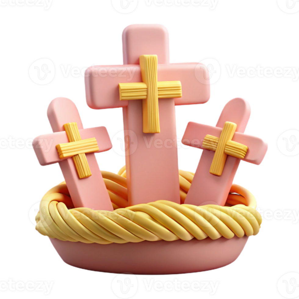 Three Crosses in Nest png