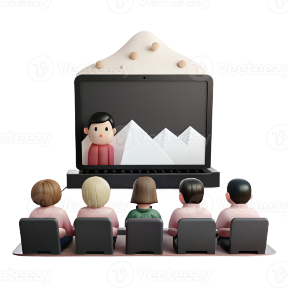Online Learning with 3D Characters png