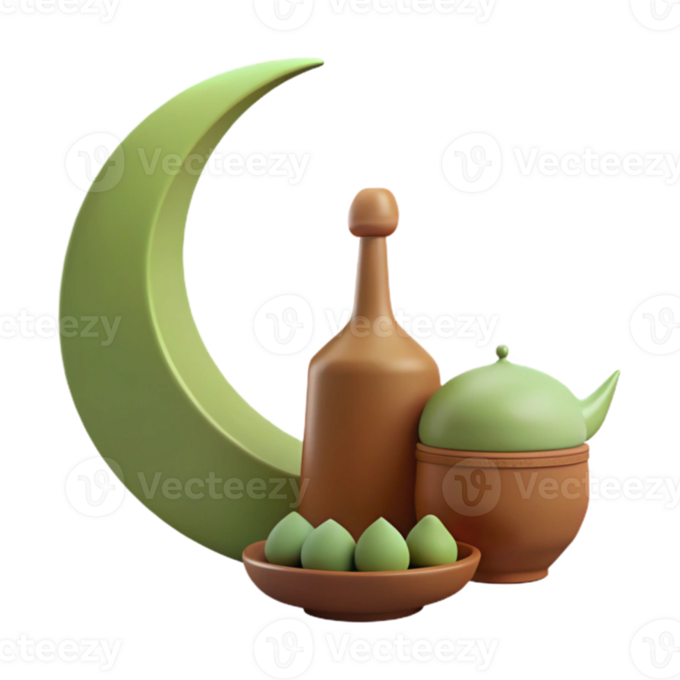 Crescent Moon Teapot Still Life png