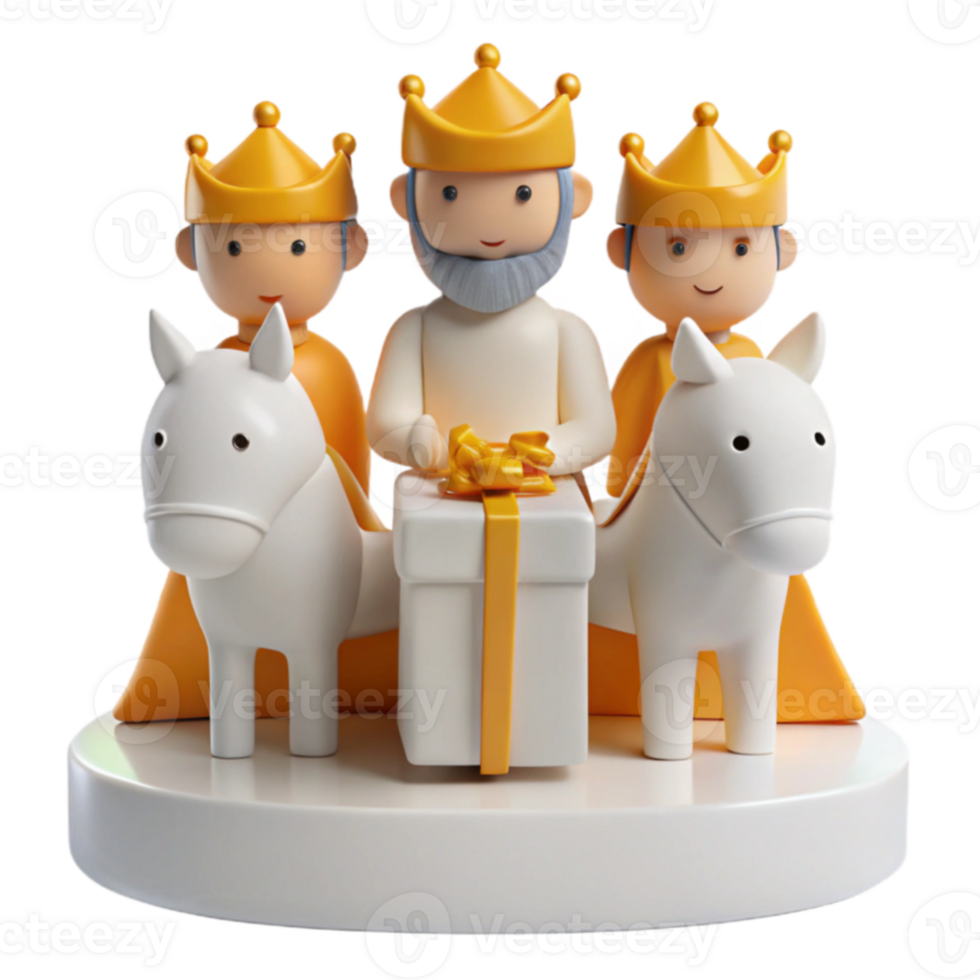 Three Kings Gift Giving png