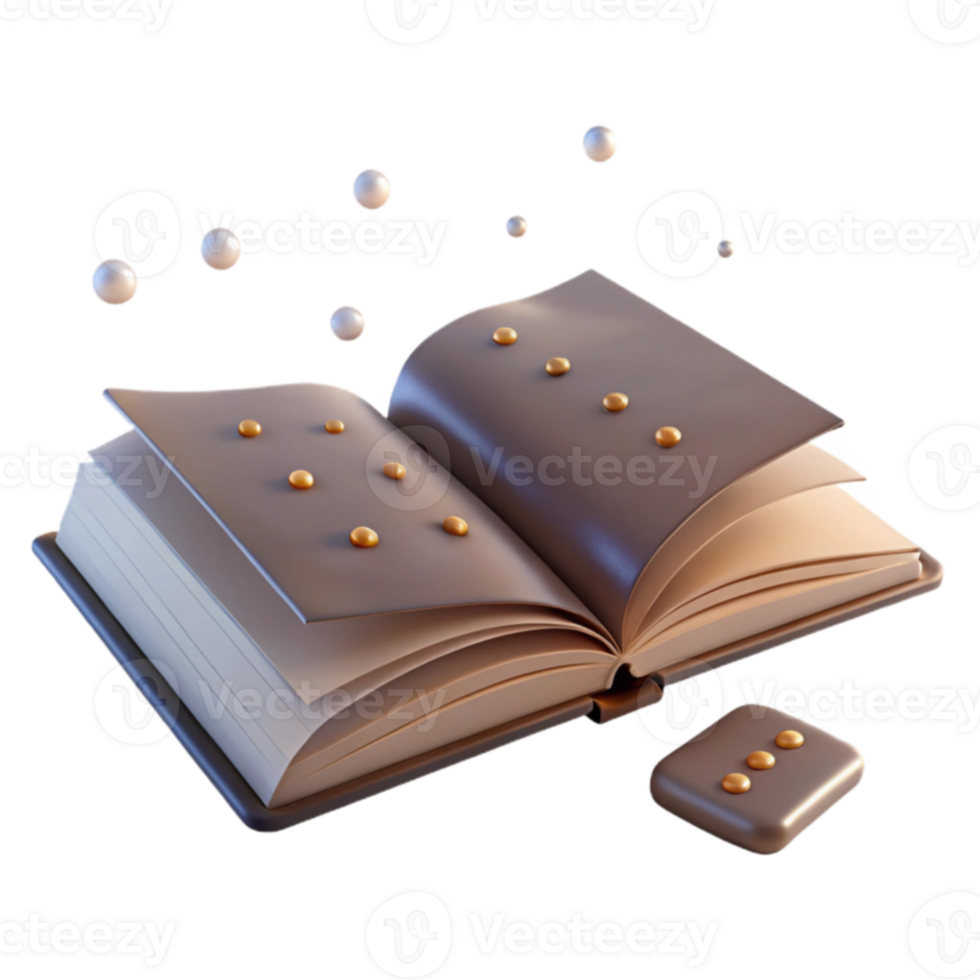 Book with Floating Pearls png