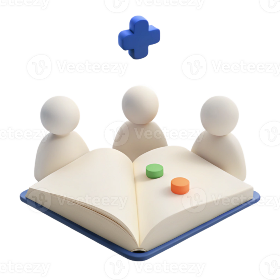 Group Study with Book png