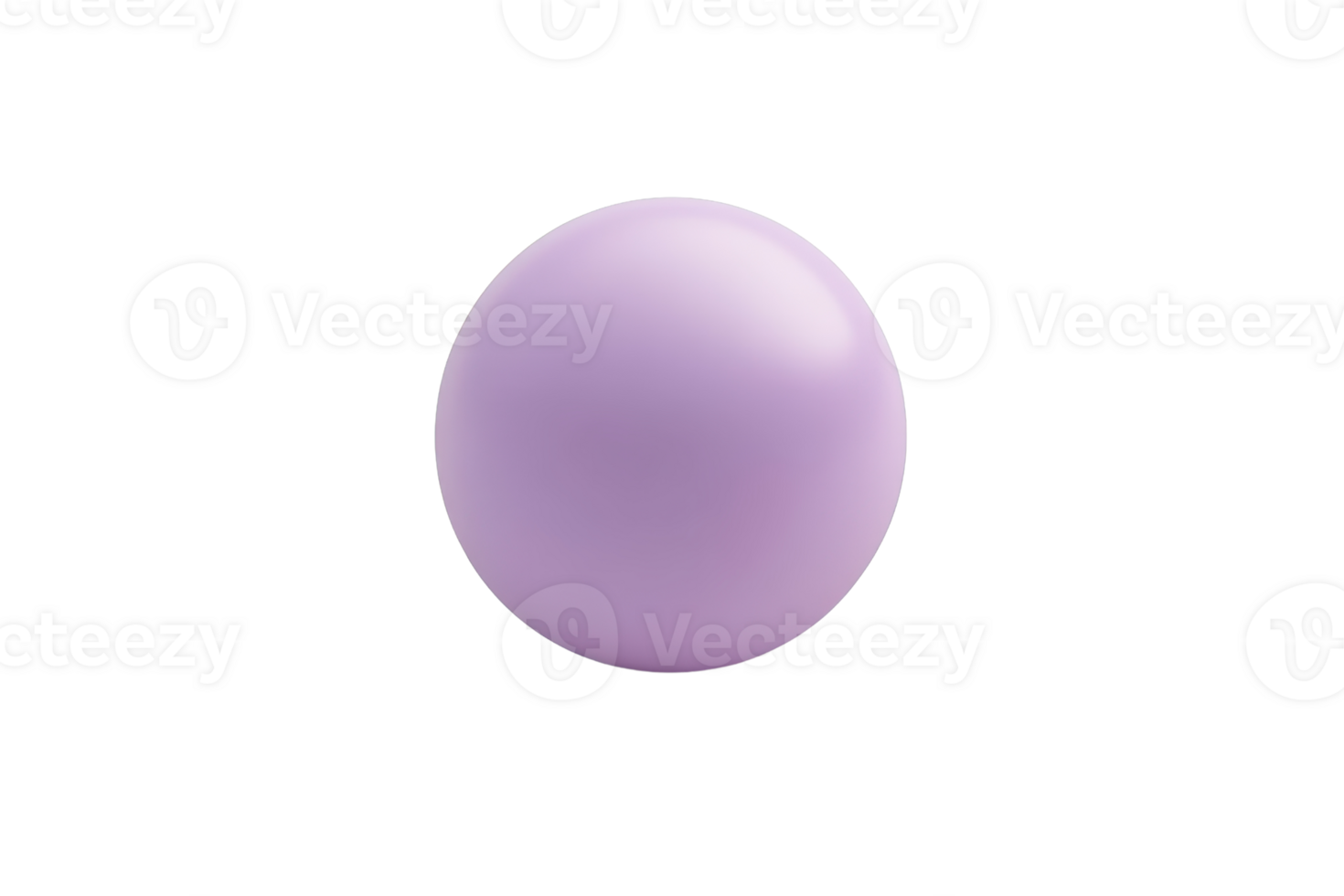 Minimalist image of a single purple sphere on a transparent background. perfect for digital artwork, design projects, and modern themed presentations. png