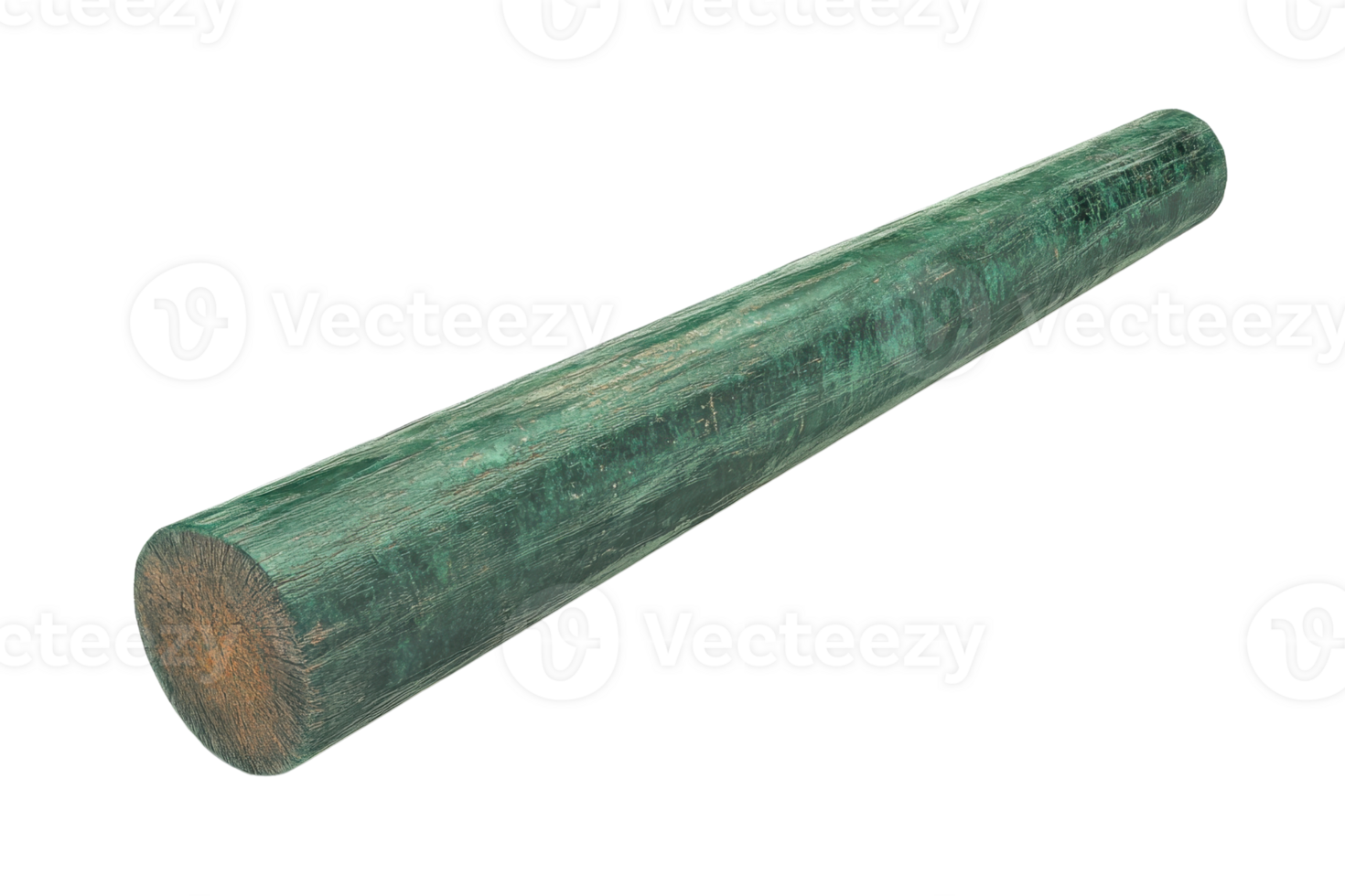 Isolated image of a round wooden log with a smooth finish, suitable for use in construction, art, or as a natural design element. png