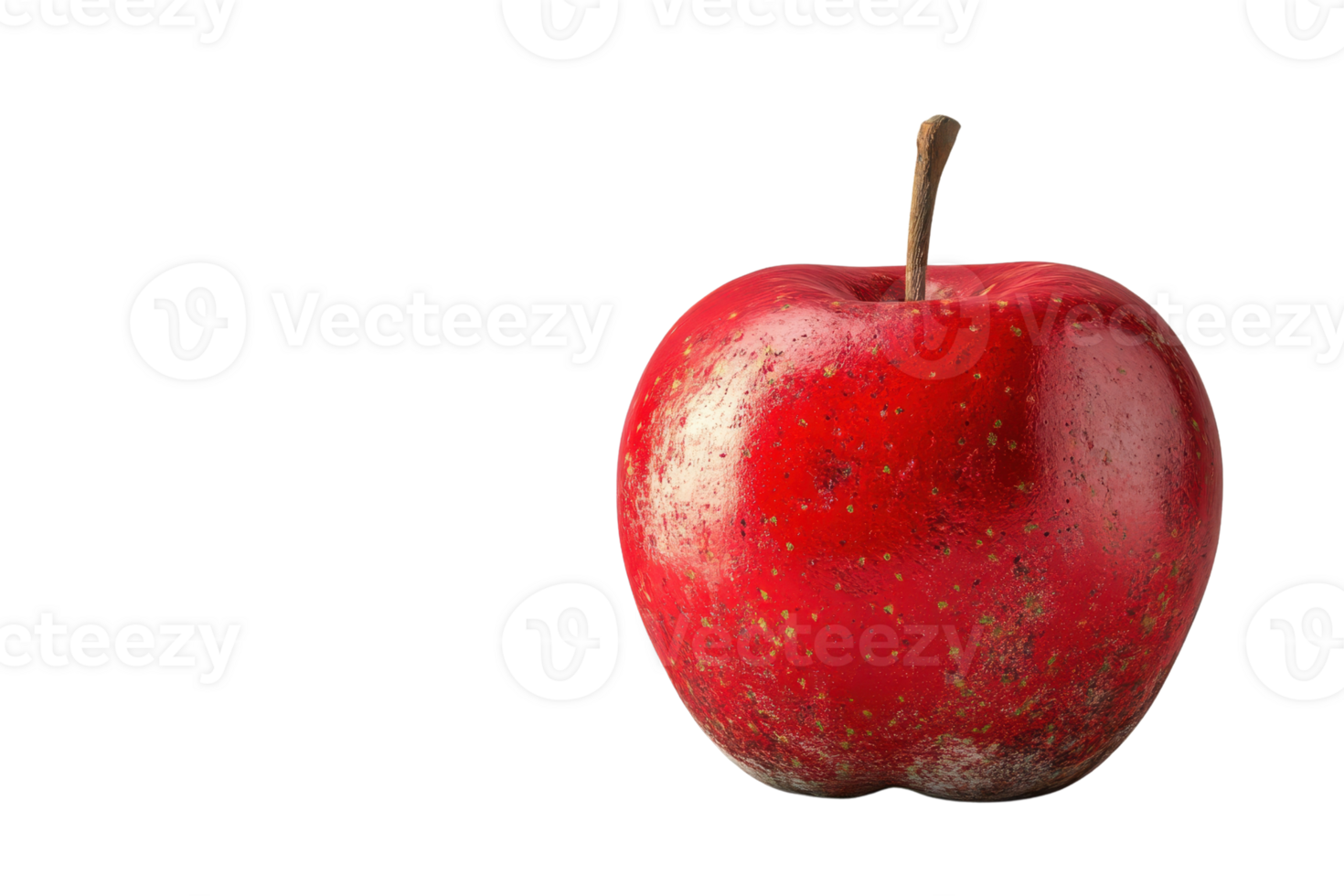 fechar-se do uma solteiro vermelho maçã com uma avião fundo, perfeito para saudável comendo e nutrição conceitos. png