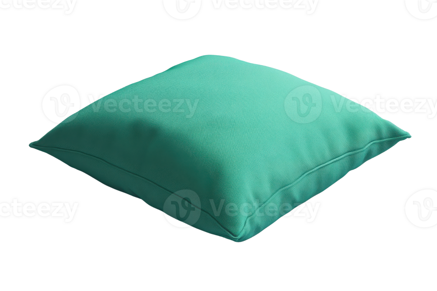 Green cushion pillow with a comfy design. Perfect for home decor, relaxation, and enhancing interior spaces with a modern touch. png