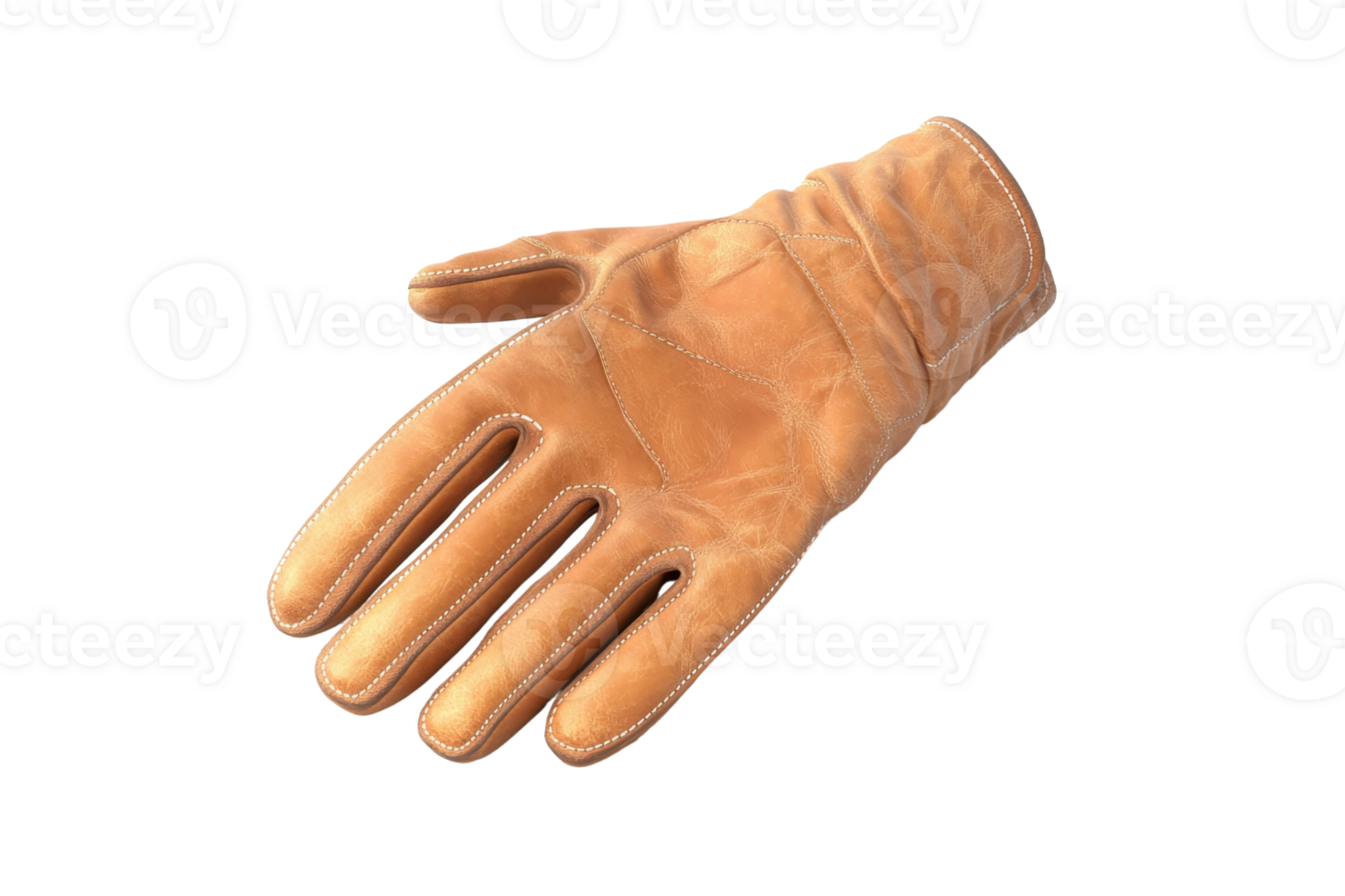High-quality leather glove perfect for outdoor activities, work, or fashion. Durable and stylish with a comfortable fit. png
