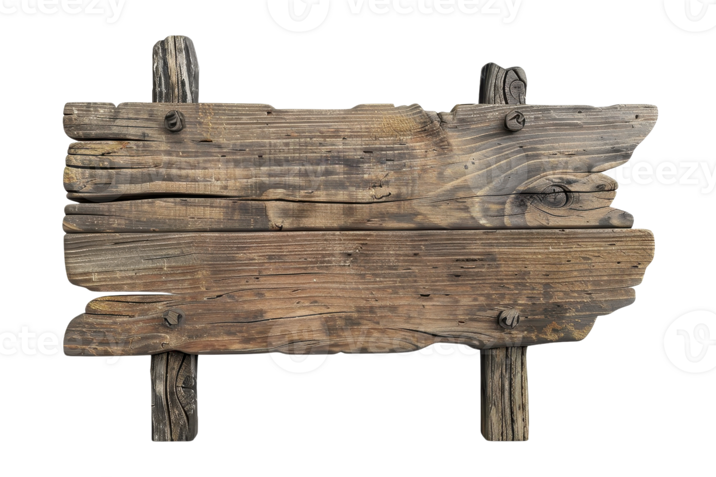 Rustic wooden sign isolated on transparent background. perfect for adding text or designs for various themes such as vintage, country, and rustic decor. png