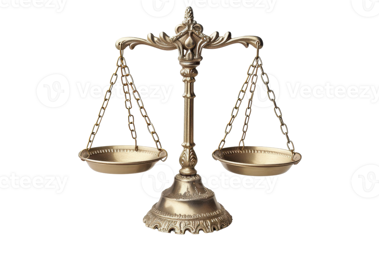 Golden balance scale symbolizes justice and fairness, representing legal and ethical balance in decision-making processes. png