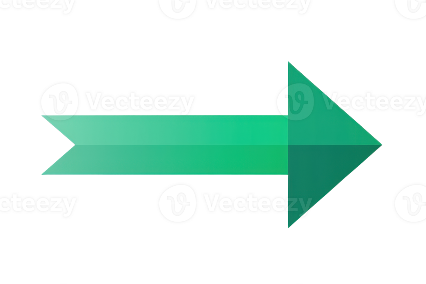 Green arrow pointing right, symbolizing direction and forward movement. Ideal for presentations and infographics. png