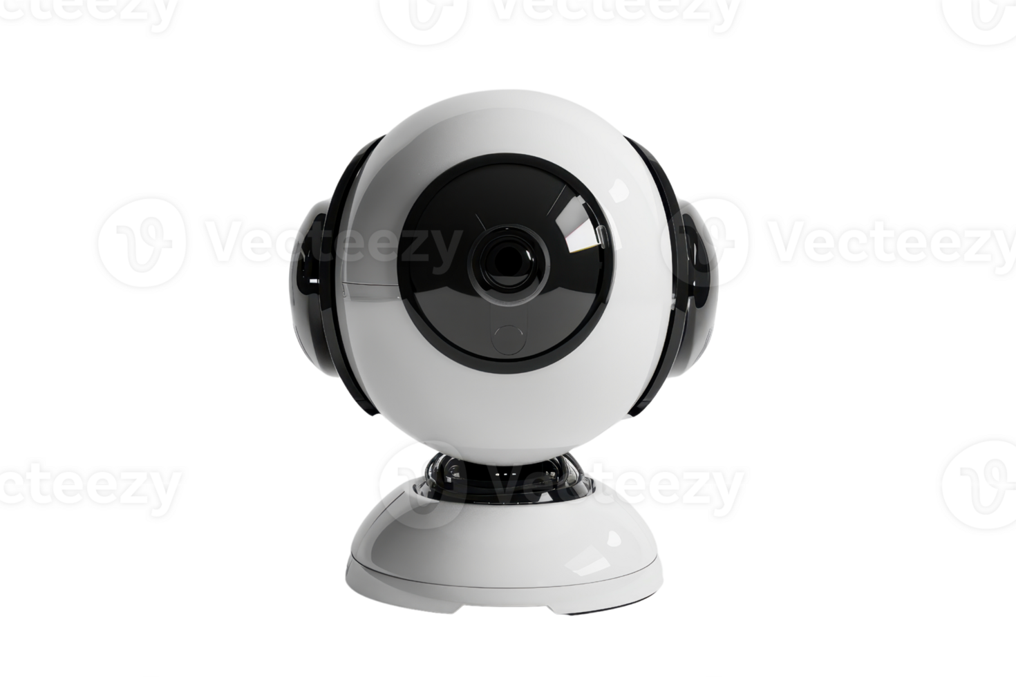High-resolution webcam on a transparent background. Ideal for calls, streaming, and online communication. Modern design and versatile use. png