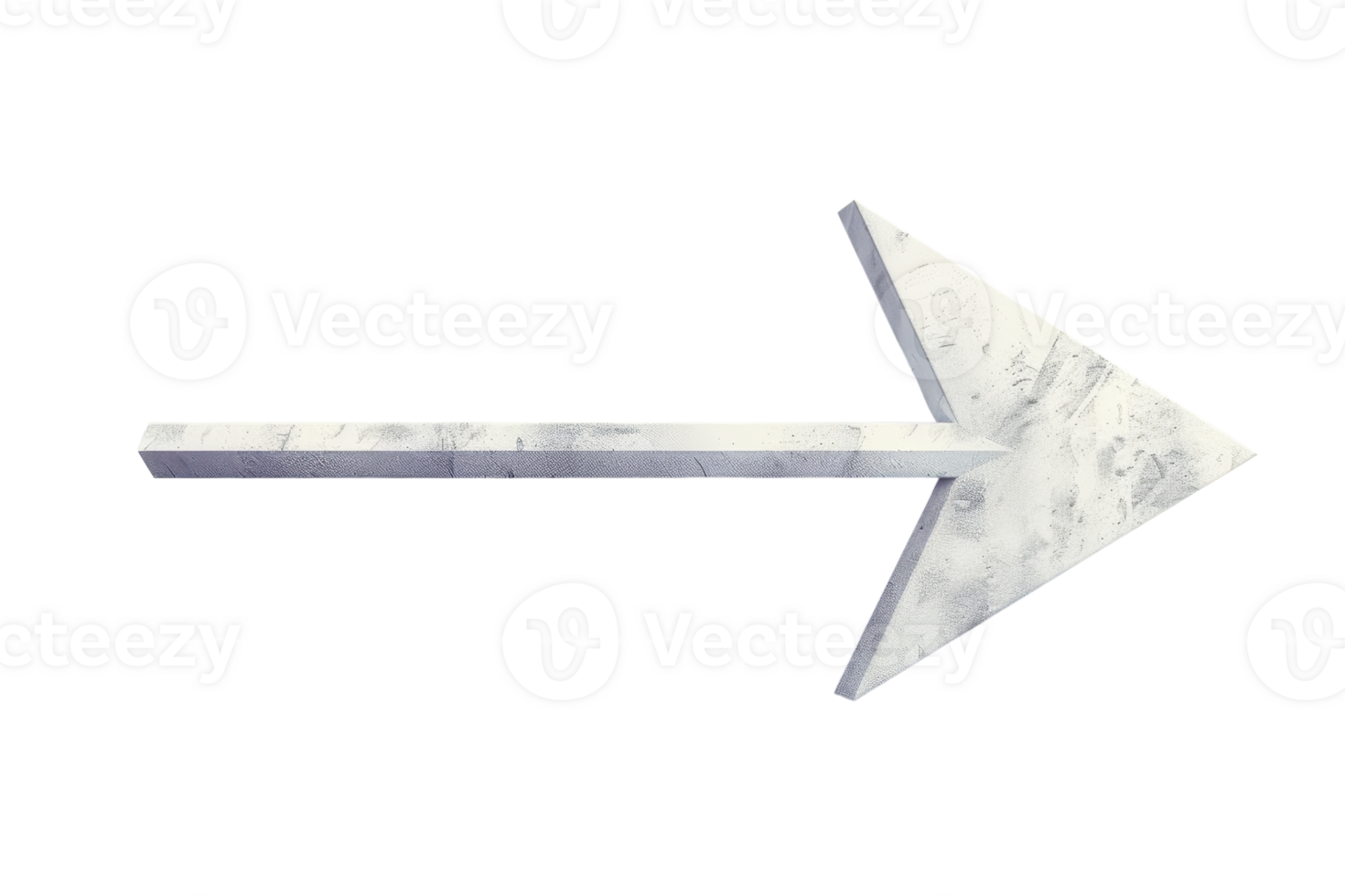 A marble-textured arrow pointing to the right, isolated on a transparent background. Ideal for navigation or direction-themed graphics. png