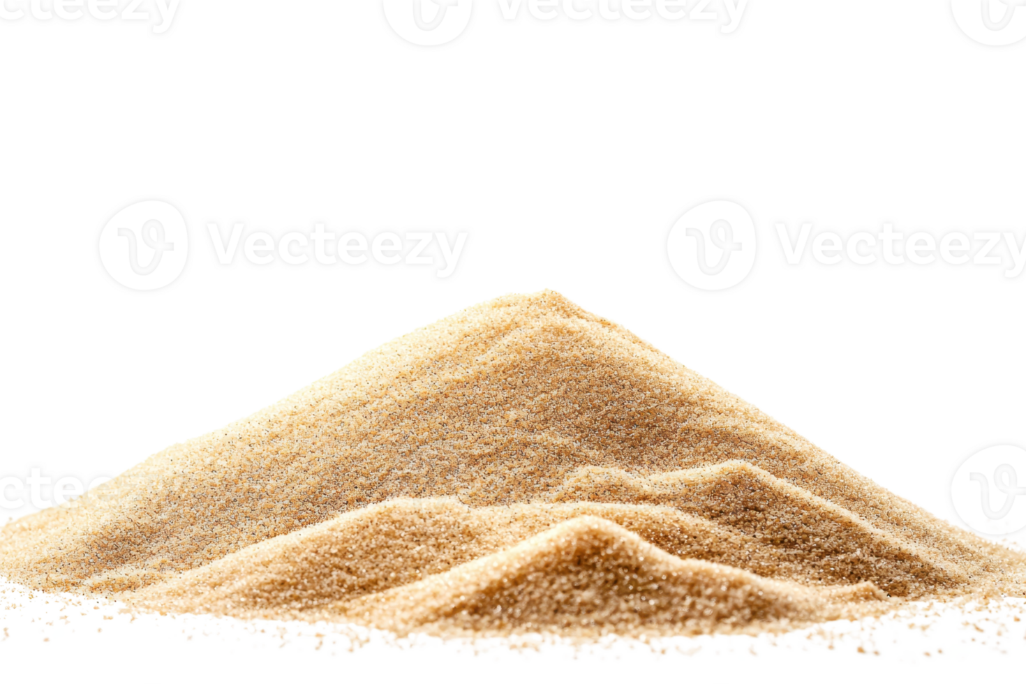 A close-up image of a pile of fine sand, showcasing its fine texture. Ideal for construction, landscaping, or artistic projects. png
