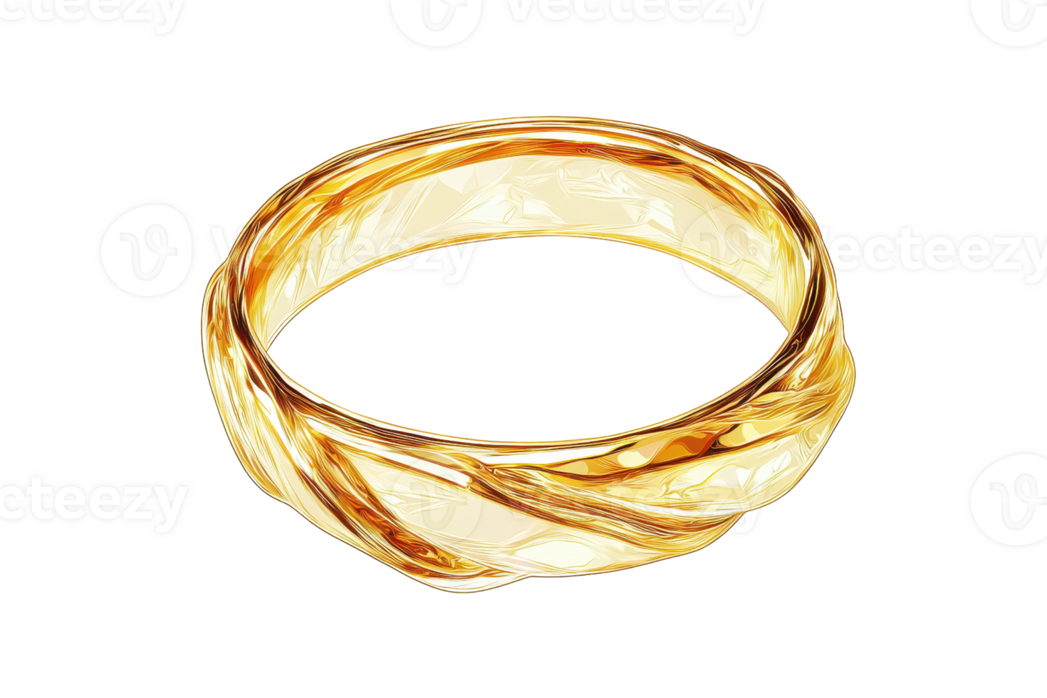 Elegant amber bracelet with twisted design, showcasing a beautiful golden-brown hue. Perfect for adding a touch of sophistication to any outfit. png