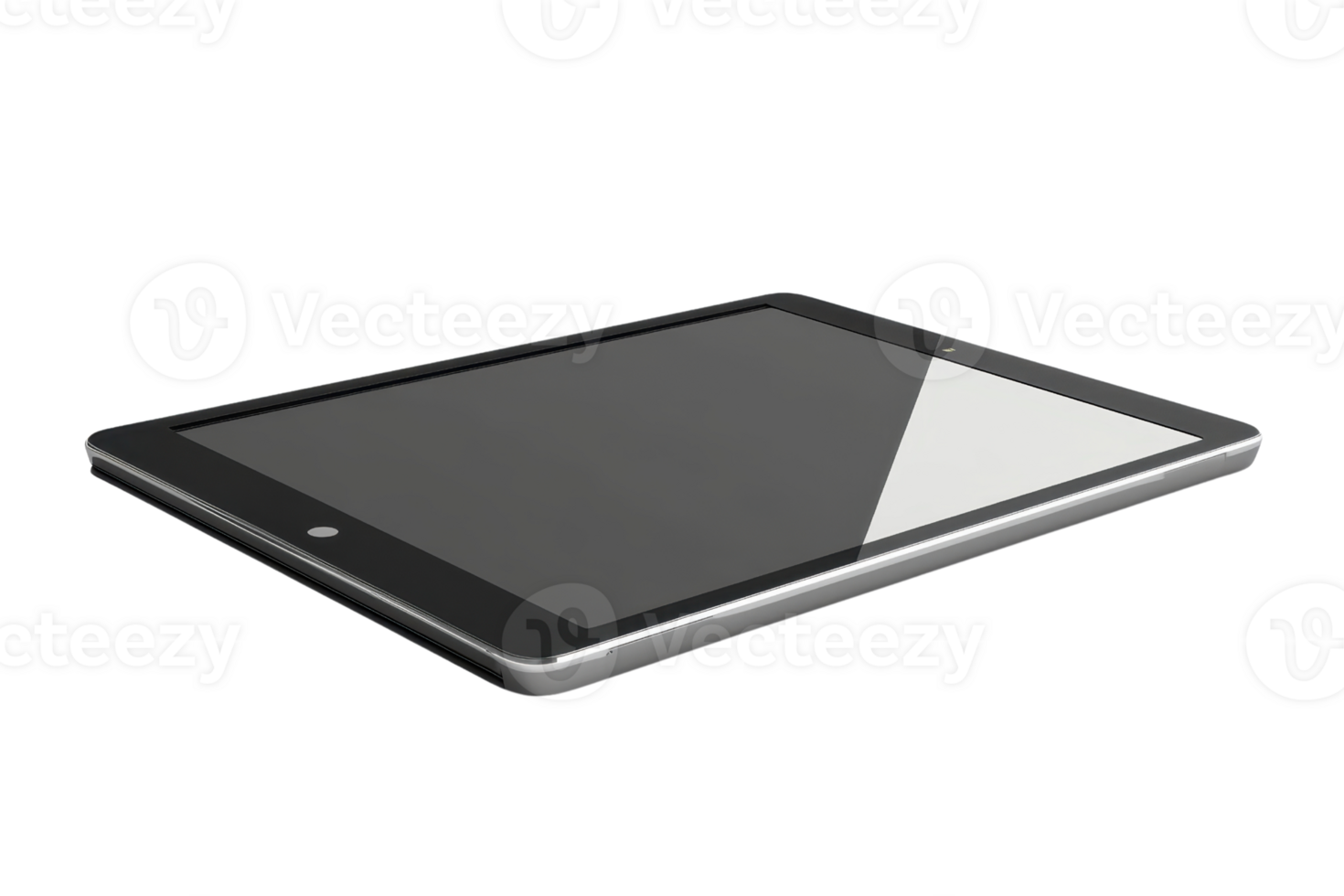 Sleek tablet with a glossy screen, showcasing modern technology and design. Ideal for digital applications, productivity, and media consumption. png