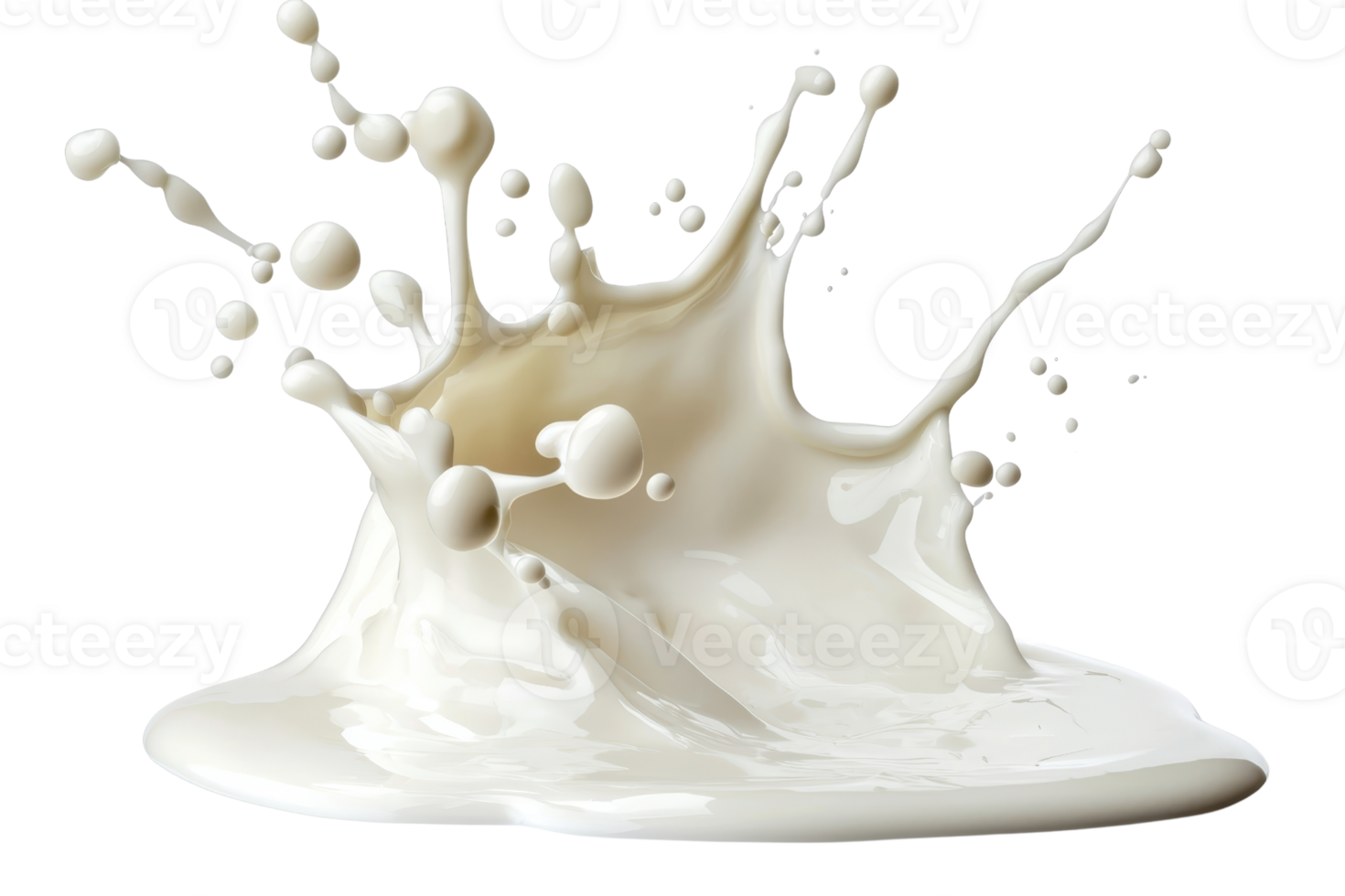 Dynamic milk splash isolated on transparent background. showcasing motion and fluid dynamics in a high resolution, perfect for creative projects. png