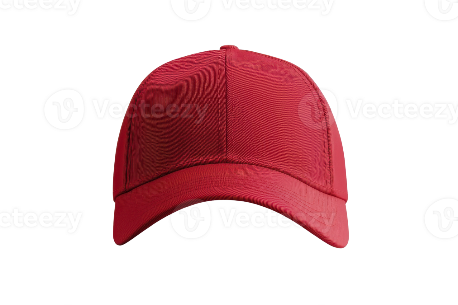 Simple red baseball cap isolated on transparent background. Perfect for casual wear, sports, and outdoor activities. High-quality and stylish accessory. png
