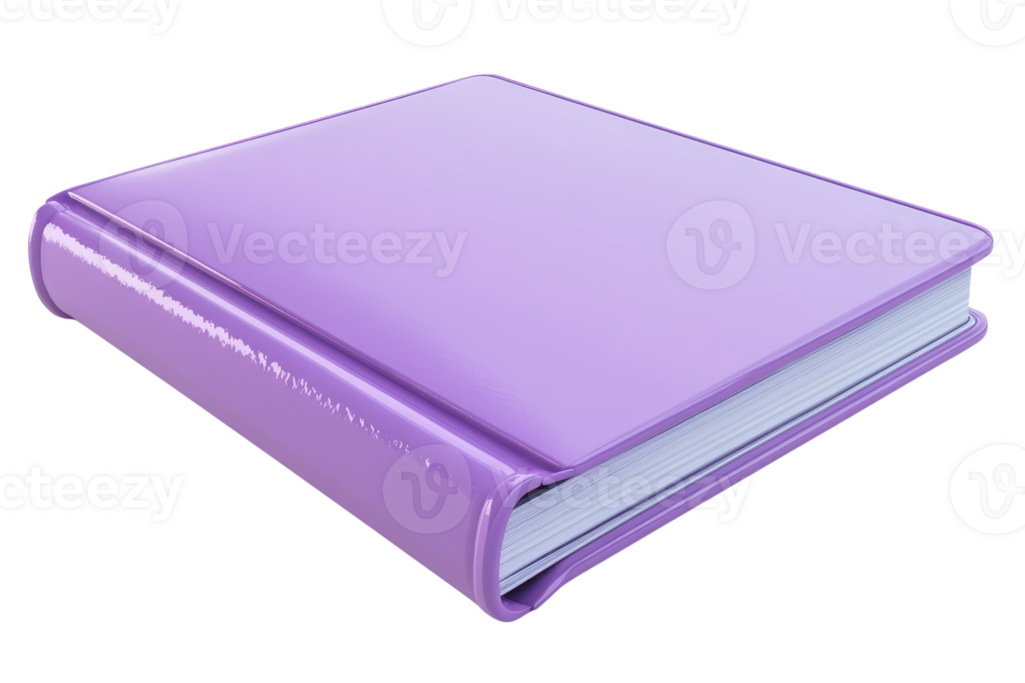 A purple hardcover book with a clean and minimalist design, perfect for educational, reading, study, and literature-themed projects. png