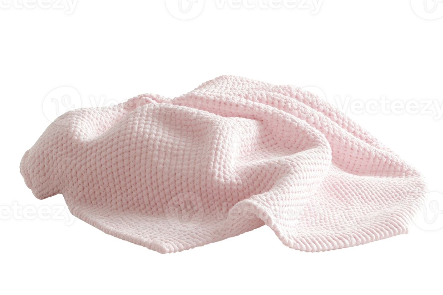 Soft pink cloth with a textured surface, ideal for use in home decor and textile design, perfect for adding a touch of elegance to any space. png