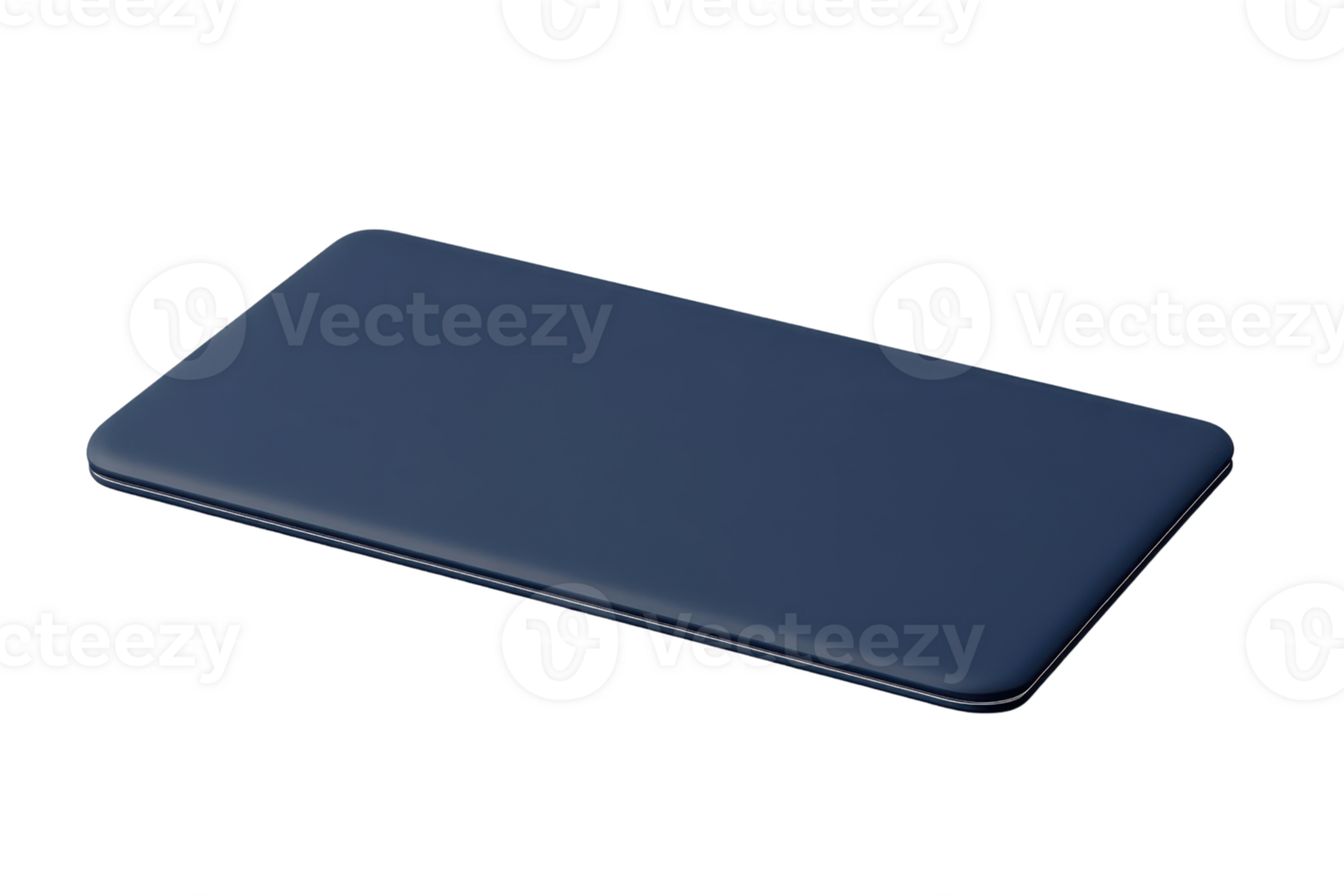 Sleek blue smartphone on a transparent background. Modern technology, minimalistic design. Perfect for tech advertisements and product promotions. png