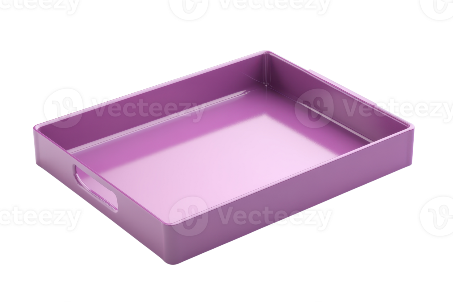 A vibrant purple serving tray with clean, modern design. Perfect for organizing or serving items in style. png