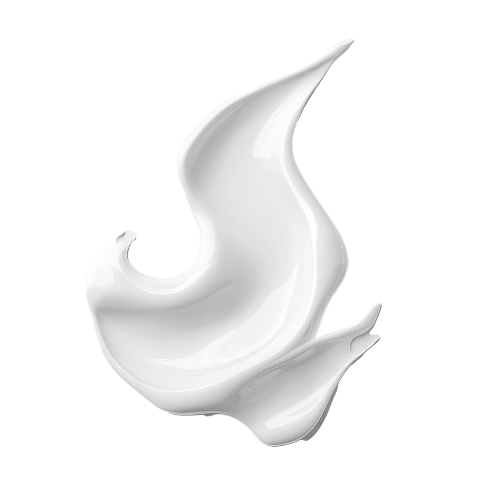 Elegant transparent liquid shape flowing gracefully on a clean transparent background, creating a minimalist and modern aesthetic, Modern transparent color liquid shape on a transparent background png