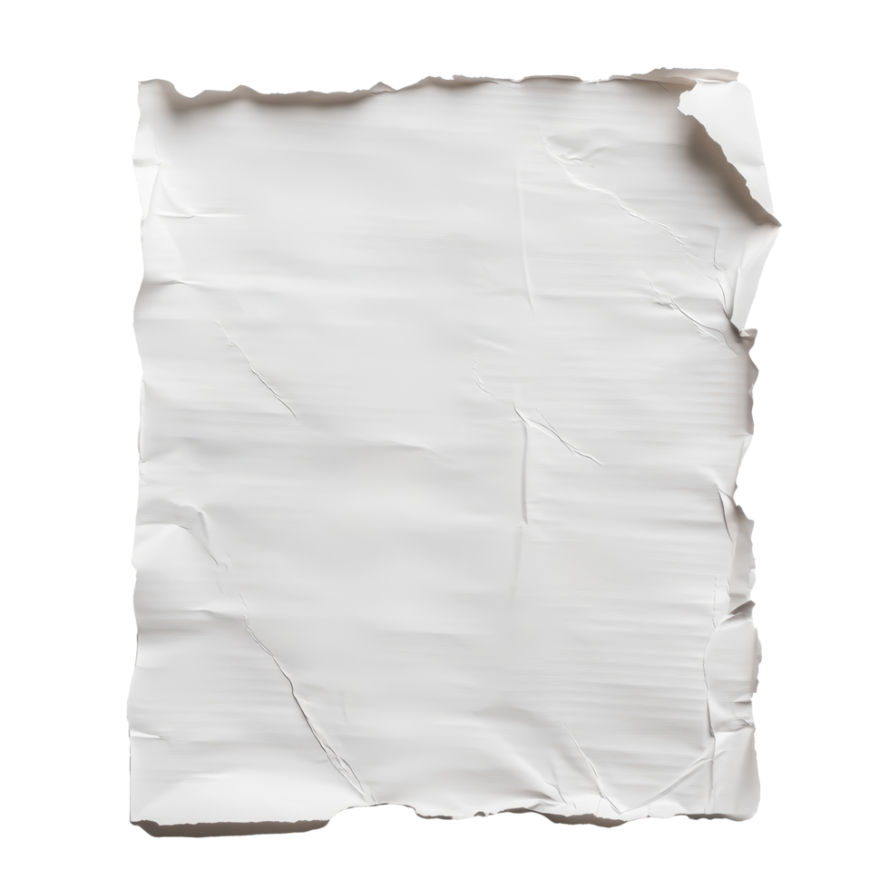 A piece of transparent corrugated paper on a plain transparent background for creative design and artistic projects, piece of transparent corrugated paper on transparent backgroundfile png