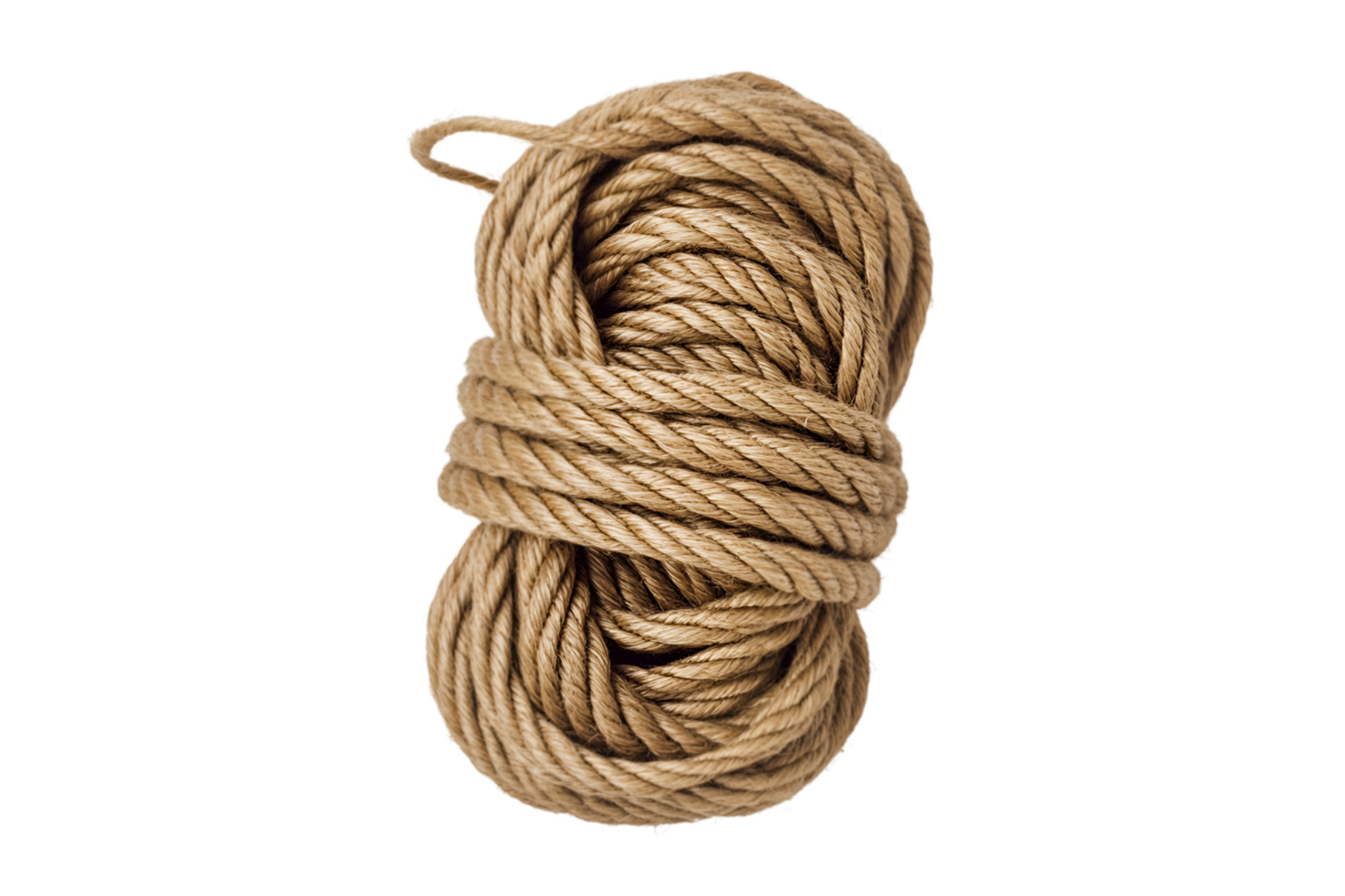Rope coil isolated on a transparent background png