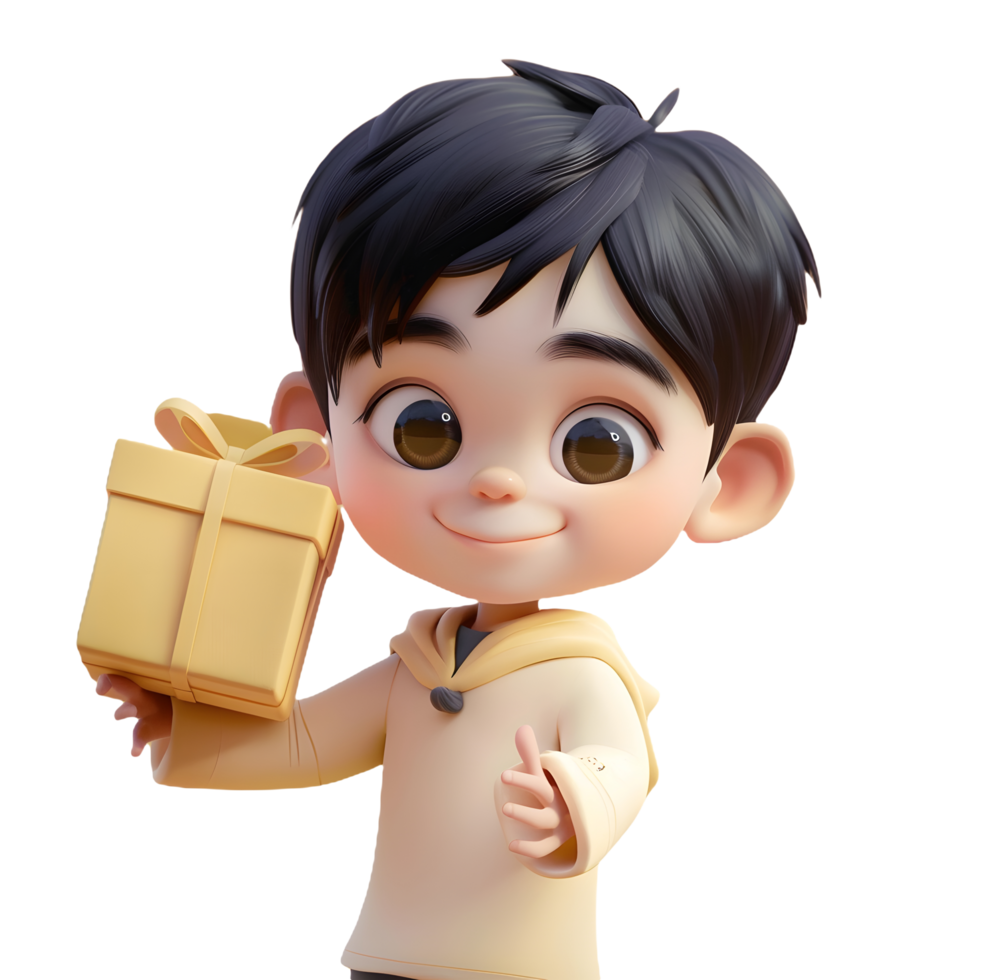 Surprise in His Little Hands png