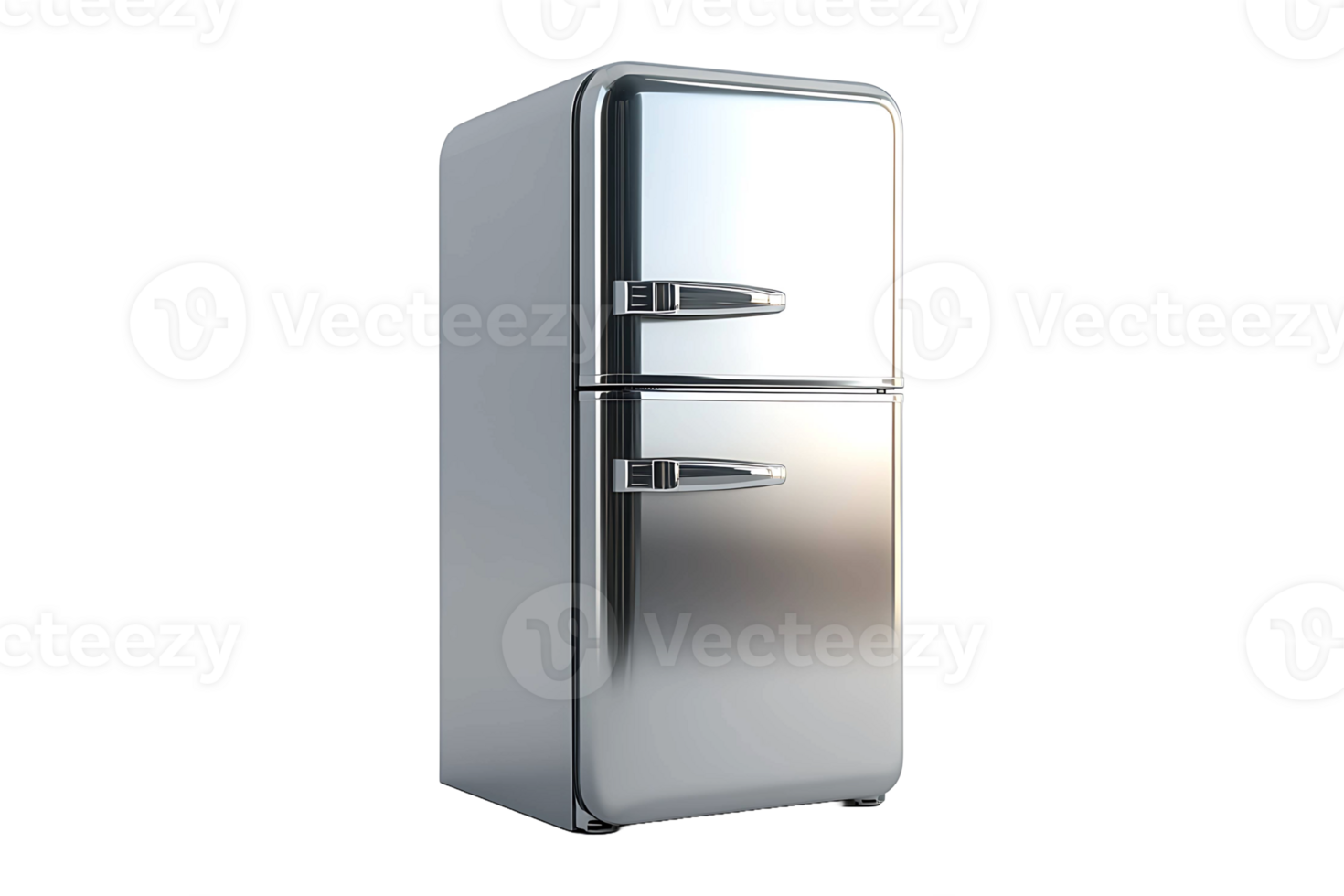 Fridge isolated on transparent background. png
