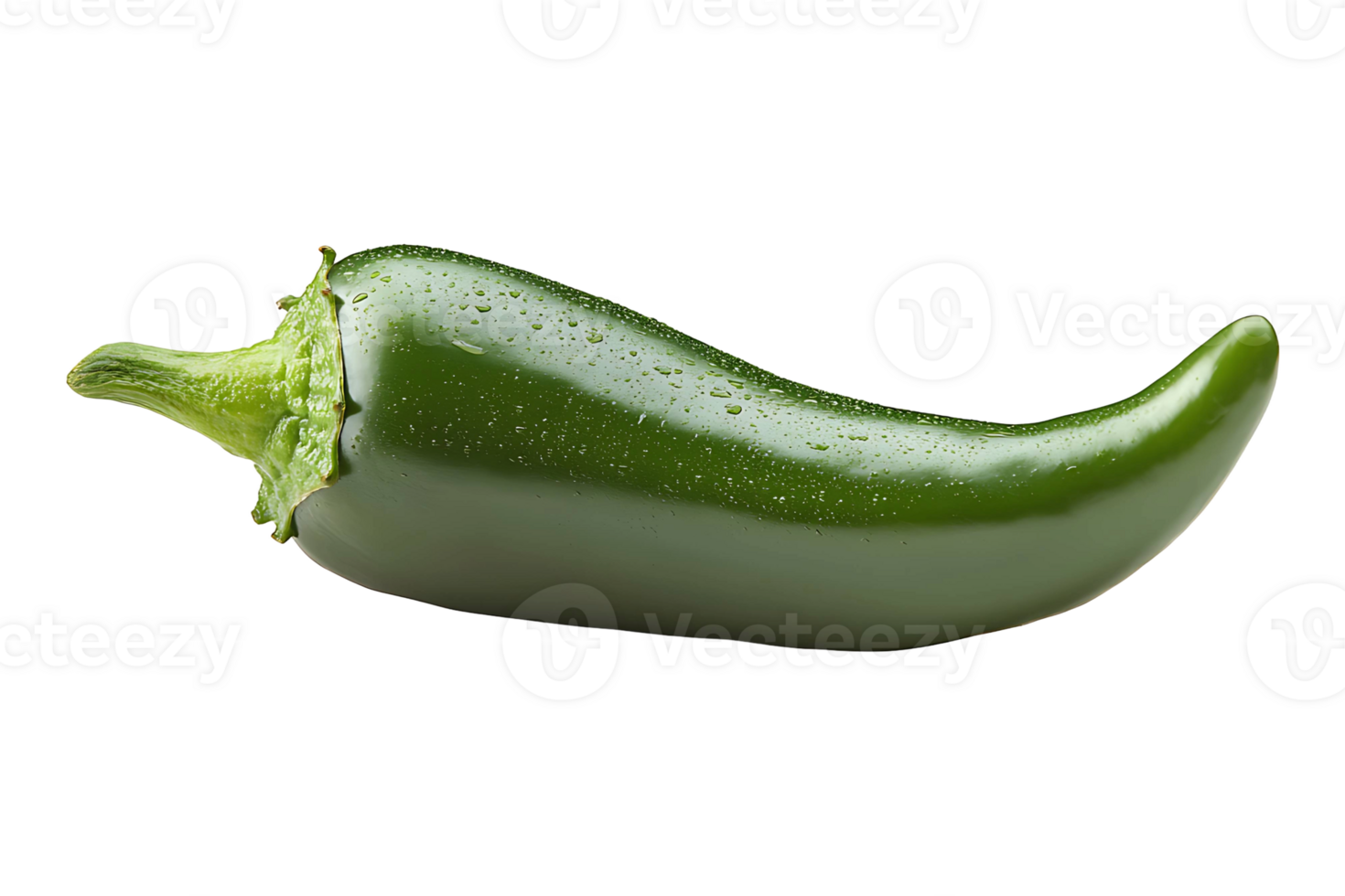 Jalapeo pepper isolated on transparent background. png