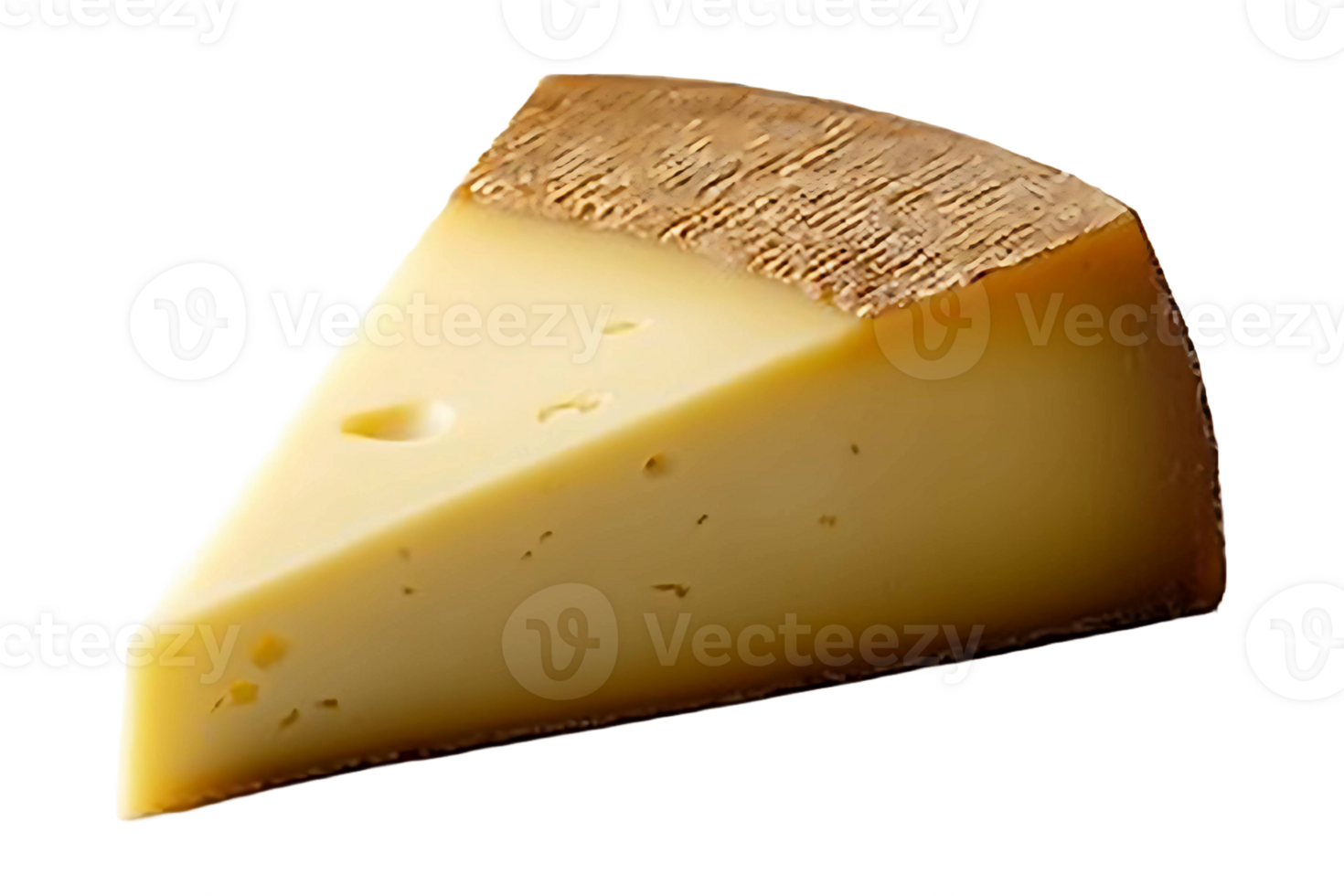Piece of cheese isolated on transparent background. png