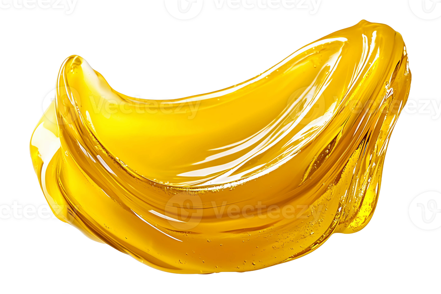 Olive oil swirl isolated on transparent background. png