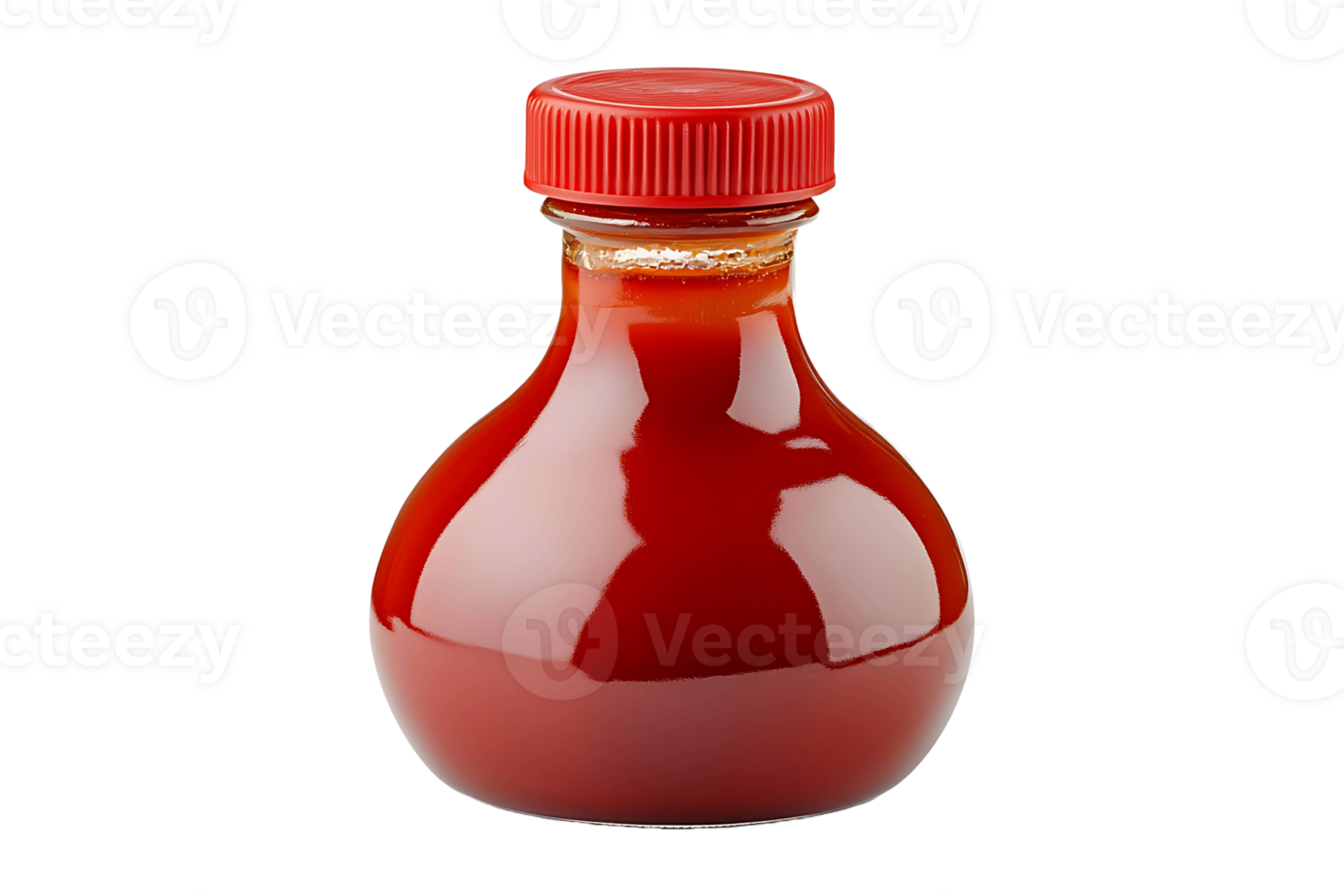 Sriracha hot sauce isolated on transparent background. png