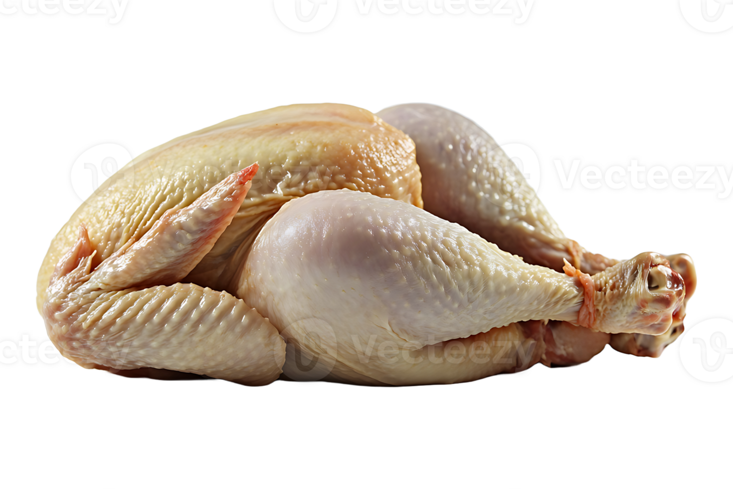 Raw chicken isolated on transparent background png