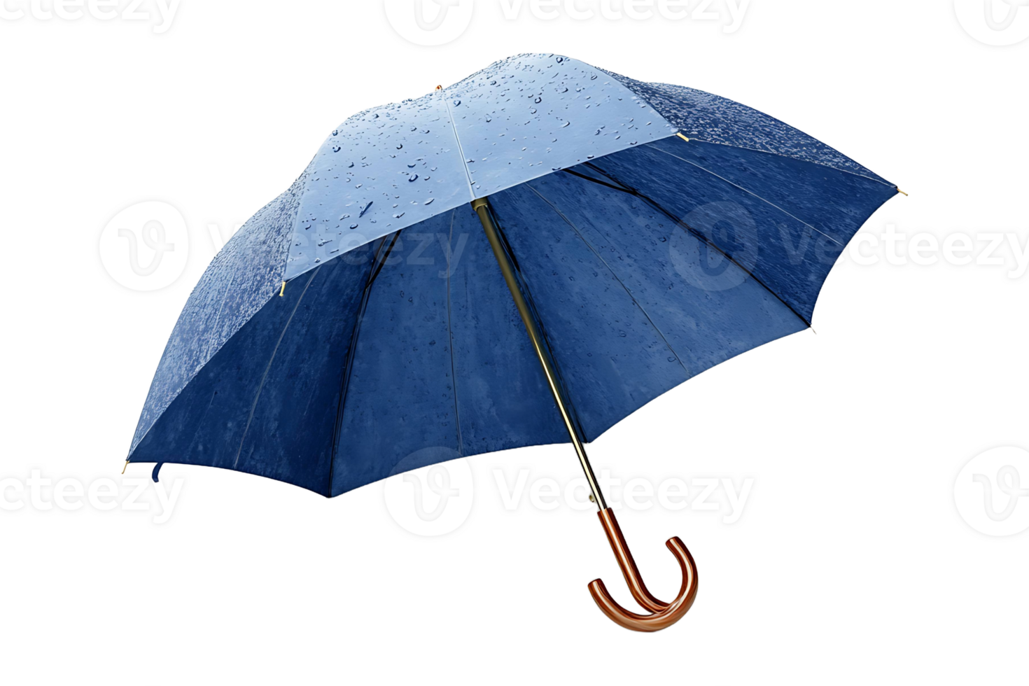 Umbrella for rain isolated on transparent background. png