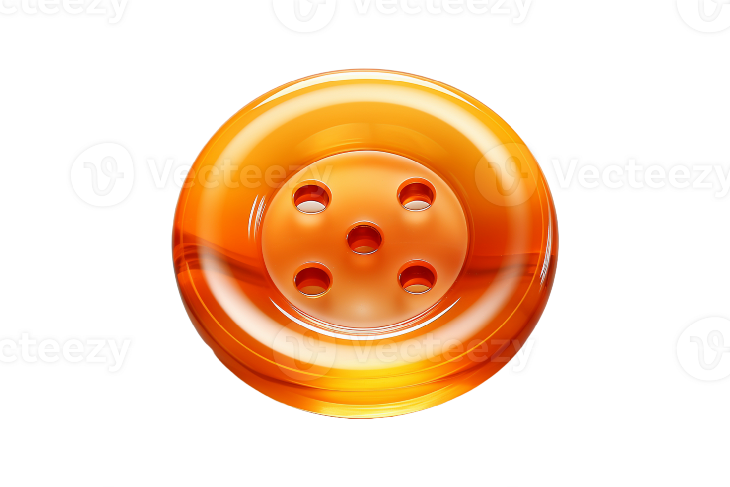 Acrylic Button on transparent background. png