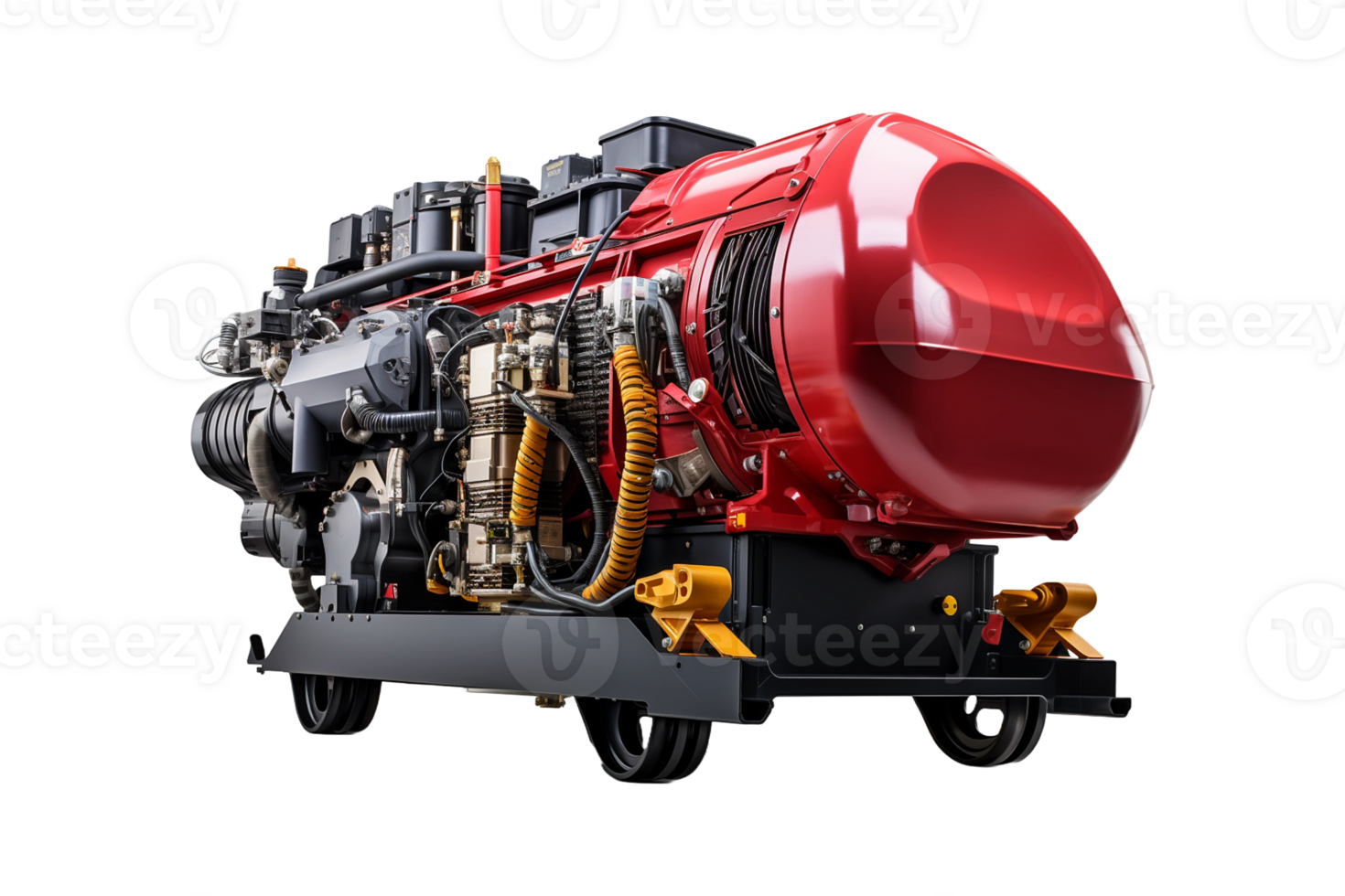 Abrasive Blasting Machine on transparent background. png