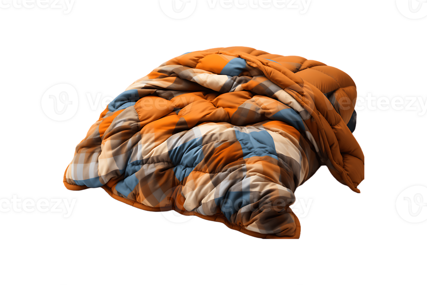 Bed Quilts on transparent background. png