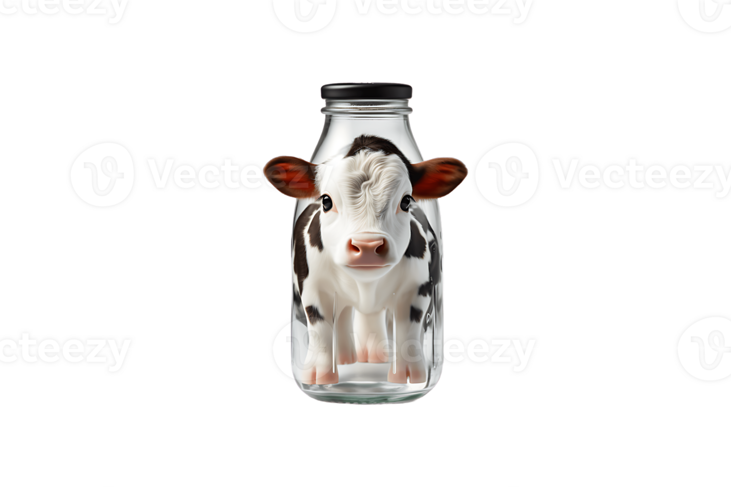 Calf Feeding Bottle on transparent background. png
