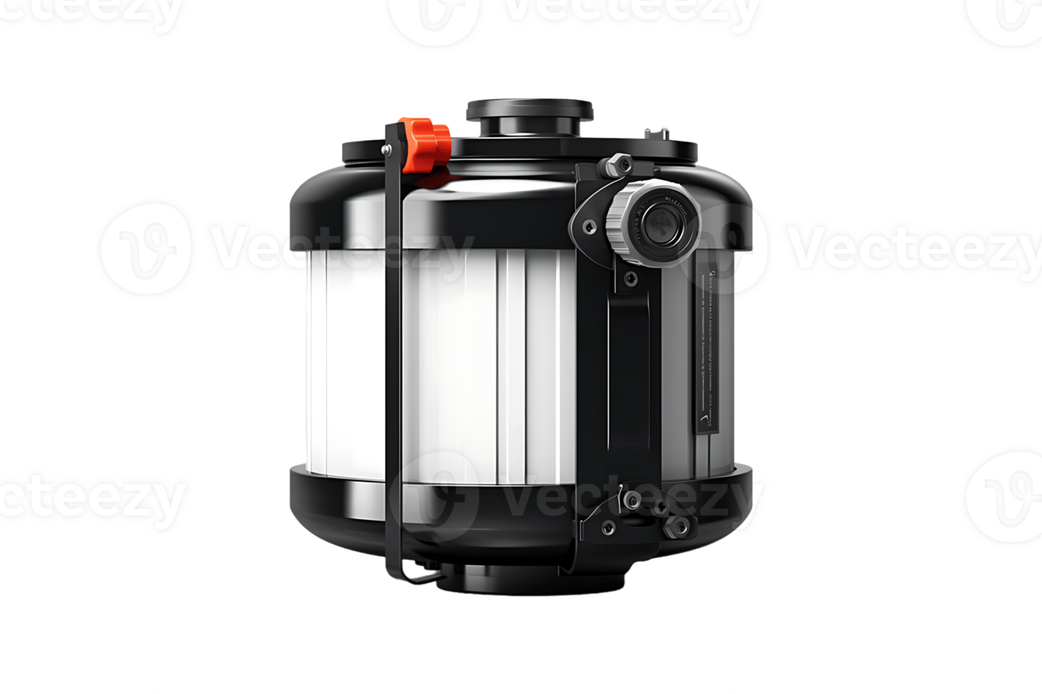Canister Filter on transparent background. png