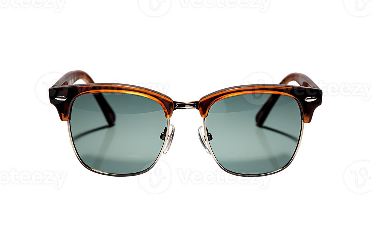 Brow Line Sunglasses on transparent background. png