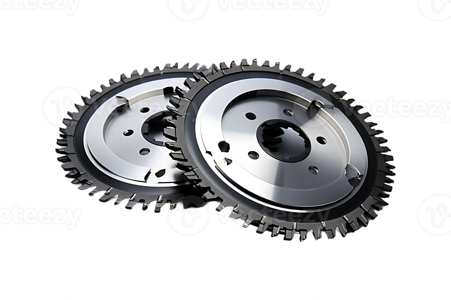 Brush Cutter Blades on transparent background. png